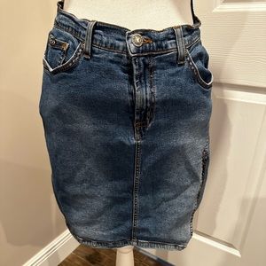Xoxo jean mini skirt